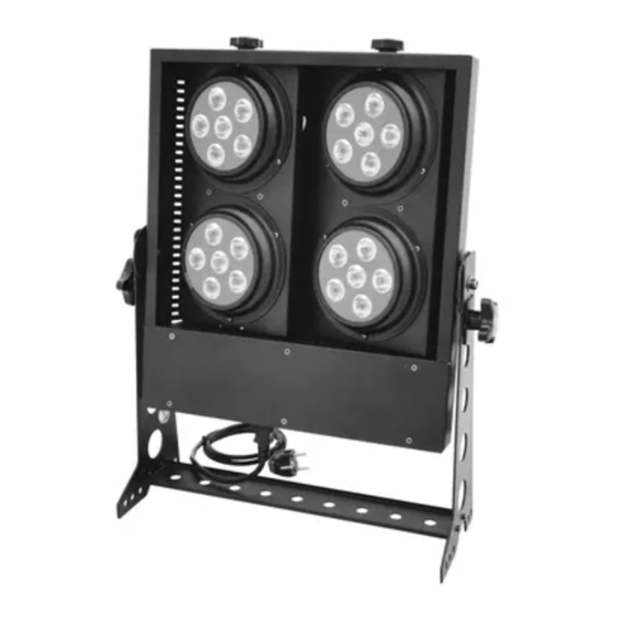 EuroLite 4 x PAR-36 TCL LED black Audience Blinder Manuals