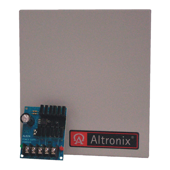 Altronix AL624E Installation Instructions Manual