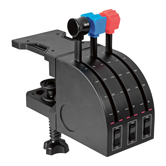 Saitek Pro Flight Throttle Quadrant User Manual