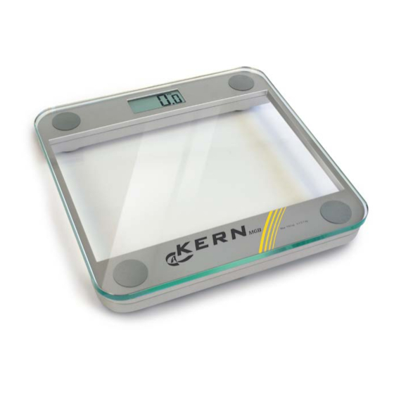 KERN MGB 150K100 Operating Manual
