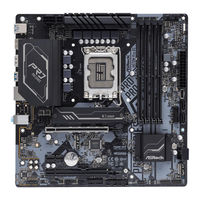 ASROCK H670M PRO RS Manual