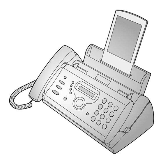 Sharp UX-A260 Operation Manual