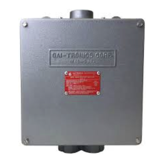 Hubbell GAI-Tronics 758-002 Manual