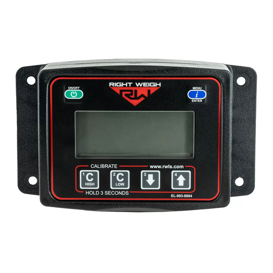 Right Weigh 201-EBT-01 Installation And Operation Manual