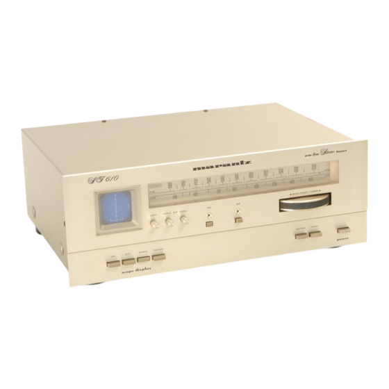 Marantz ST610 Service Manual