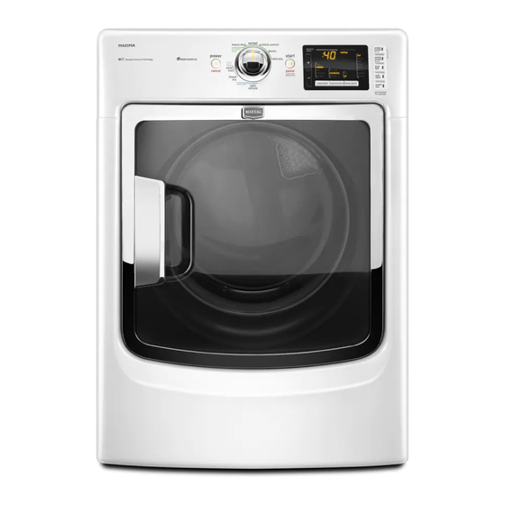 Maytag MED6000X Installation Instructions Manual