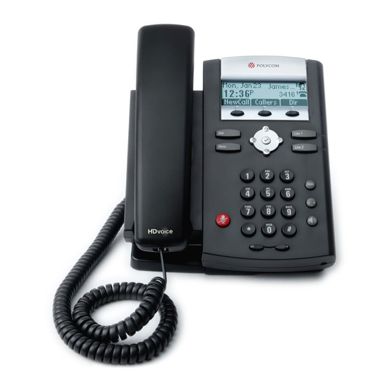 Polycom BUSINESS VOICEEDGE VVX310 series User Manual