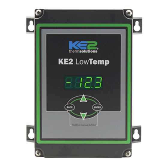 KE2 Therm Solutions KE2 Low Temp Plus Defrost Manuals