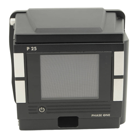 PhaseOne P 45 Reference Manual