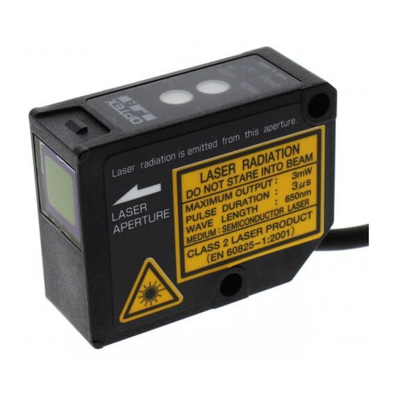 OPTEX FA DSR-800 Instruction Manual