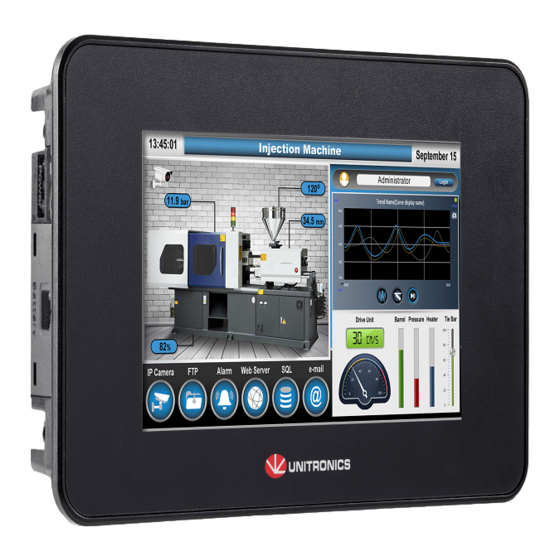 Unitronics UniStream USL-050-B05 Installation Manual