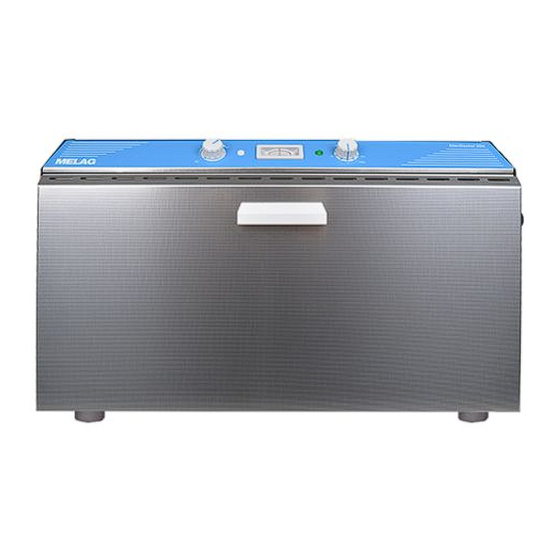 MELAG Sterilizer 255 User Manual