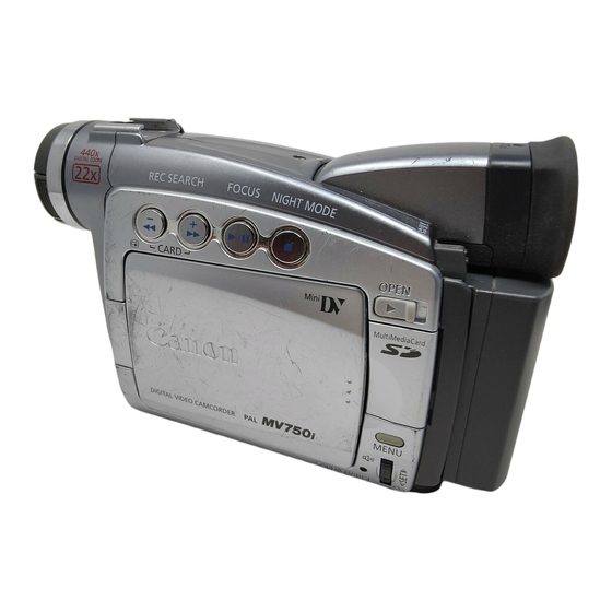 Canon MV730i E Service Manual