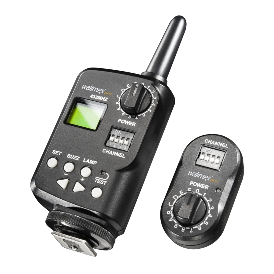 walser Walimex Pro Operator USB Plus Instruction Manual