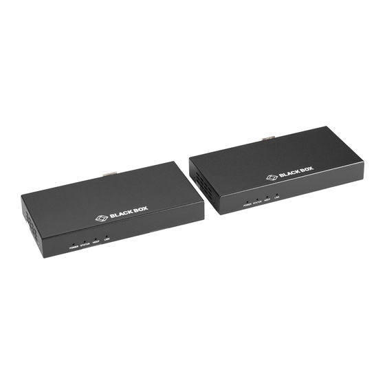 Black Box AVX-HDMI2-FO-HDB Manuals