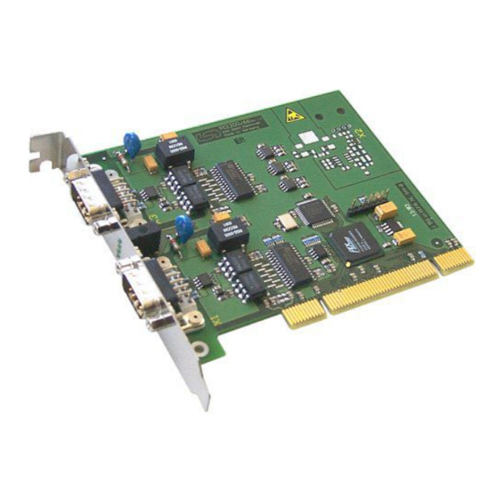 ESD CAN-PCI/266 Hardware Manual