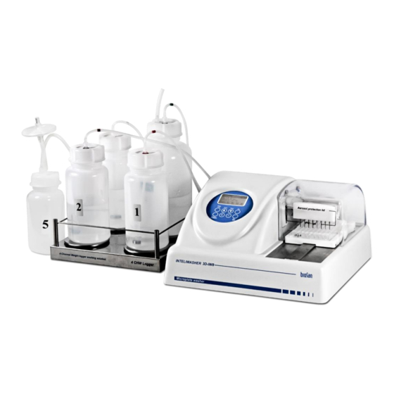 Biosan Inteliwasher 3D-IW8 User Instructions