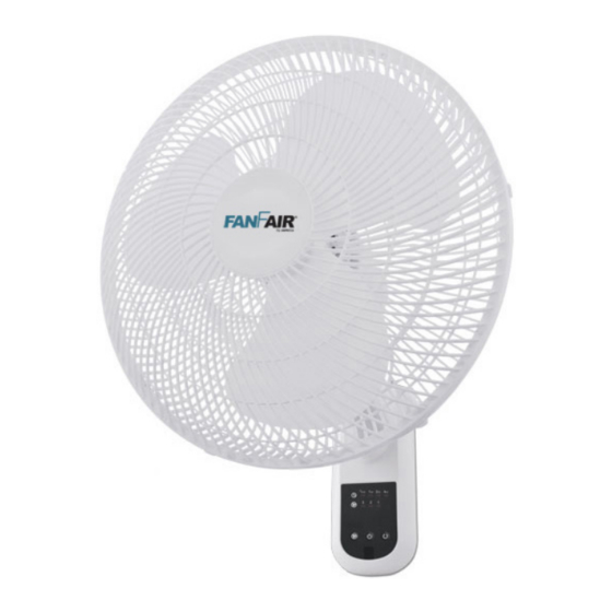 Impecca FANFAIR FWF-1600 User Manual