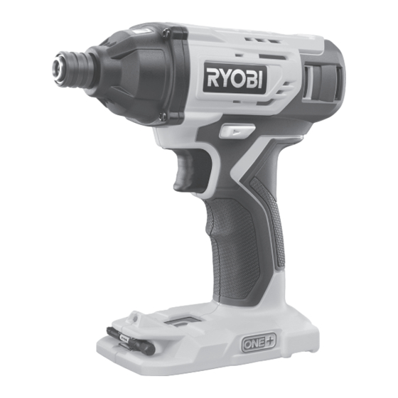 Ryobi ONE+ R18ID2-0 Manuals