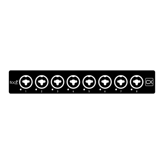Flock Audio CX User Manual