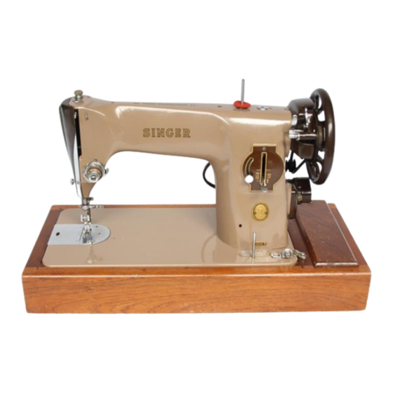 Singer 201K Instructions Manual