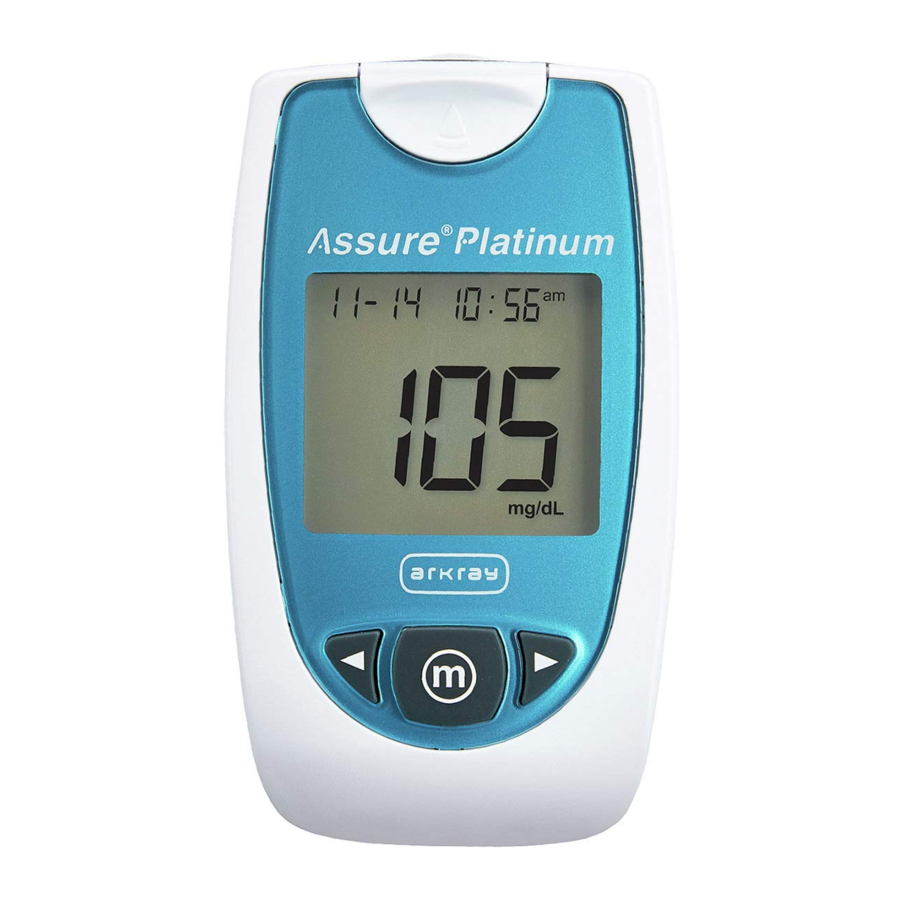 Arkray Assure Platinum Manual