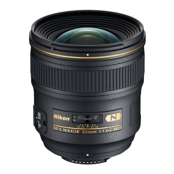 Nikon AF-S NIKKOR User Manual