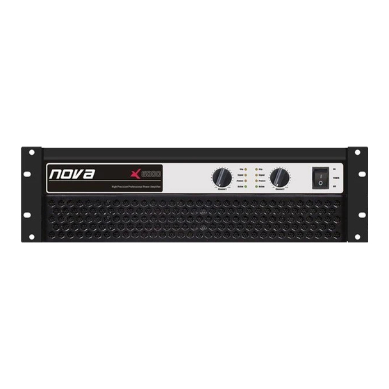 Nova X Series Manuals