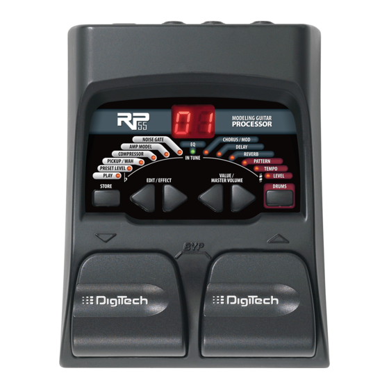 DigiTech RP55 Owner's Manual