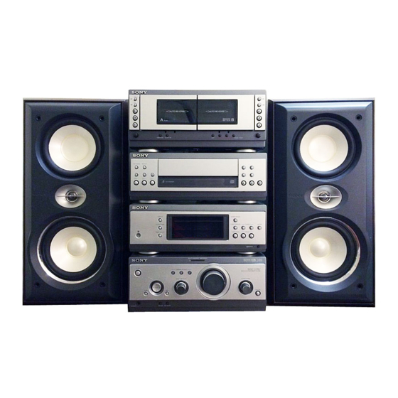 Sony MHC-S90D Operating Instructions Manual
