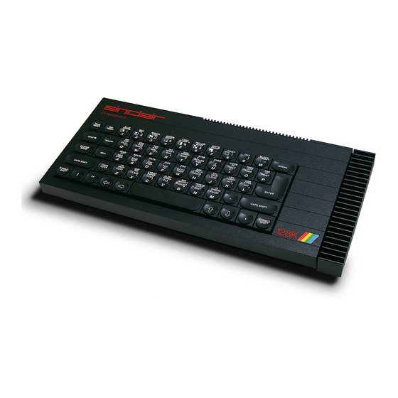 Sinclair ZX Spectrum 128 Manuals