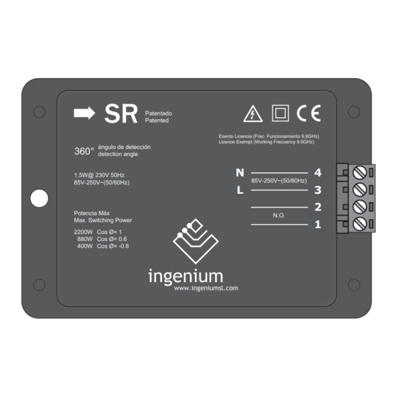 User Manuals: Ingenium SR Controller Talent Search