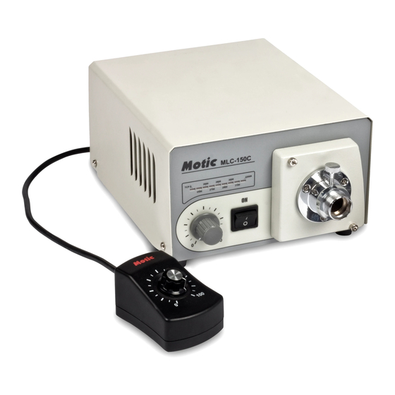 Motic MLC-150C Instruction Manual