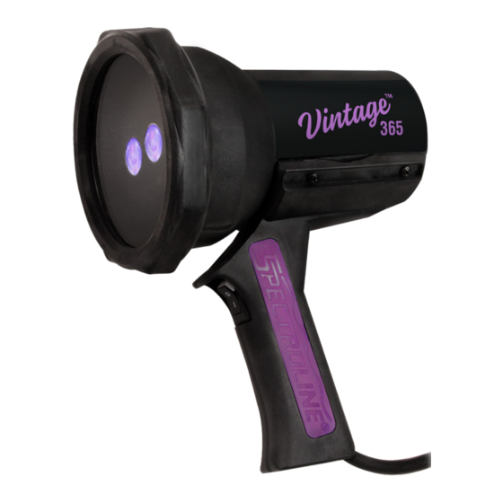 Spectro-UV Spectroline Vintage 365 Manual