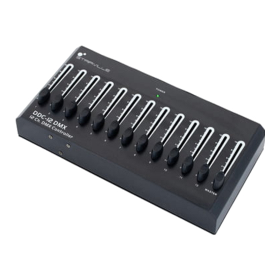 User Manuals: thomann STAIRVILLE DDC-12 DMX Controller