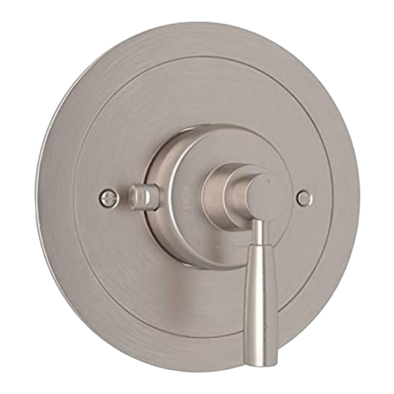 Rohl Transitional Bathroom U.5886TX Installation & User Manual