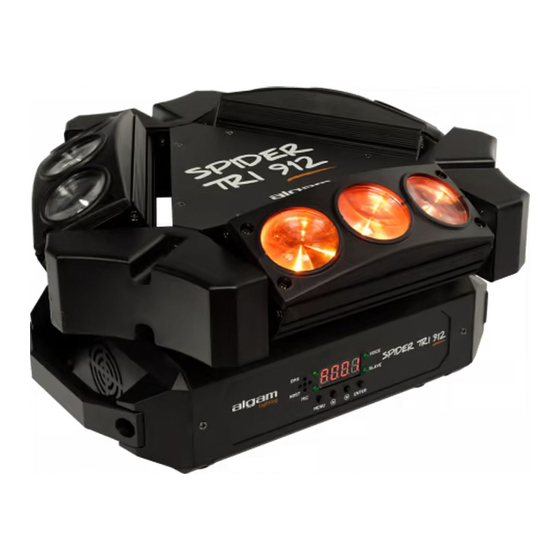 Algam Lighting SPIDER TRI 912 Manual