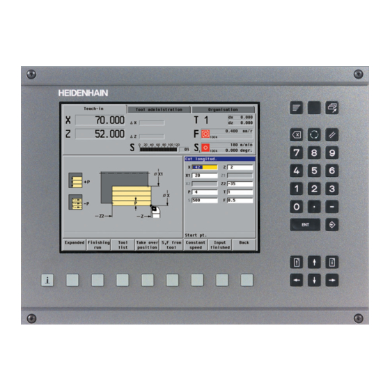 HEIDENHAIN MANUALplus 4110 Technical Manual