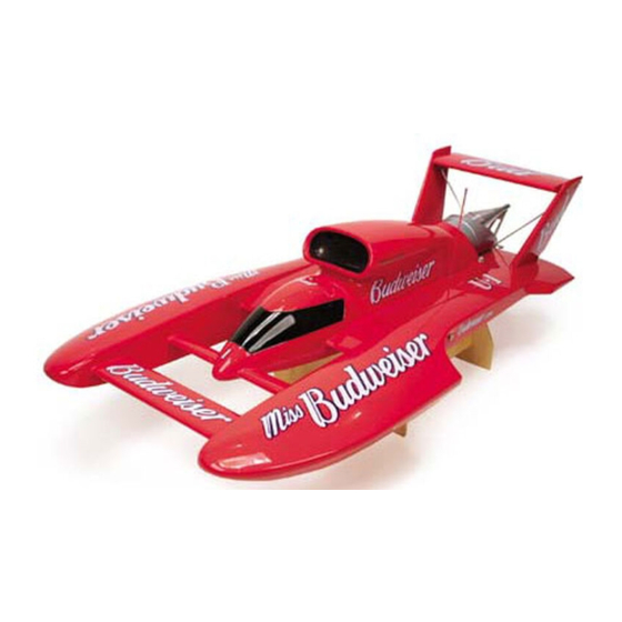 ProBoat Miss Budweiser Owner's Manual