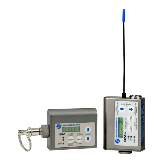 Lectrosonics SMa Series Instruction Manual