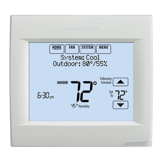 Honeywell TH8321R1001 Vision Pro 8000 Product Data