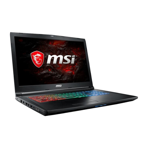 MSI GAMING G SERIES User Manual