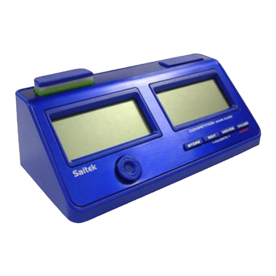 Saitek Game Clock User Manual