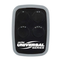 Genie UNIVERSAL REMOTE Instructions