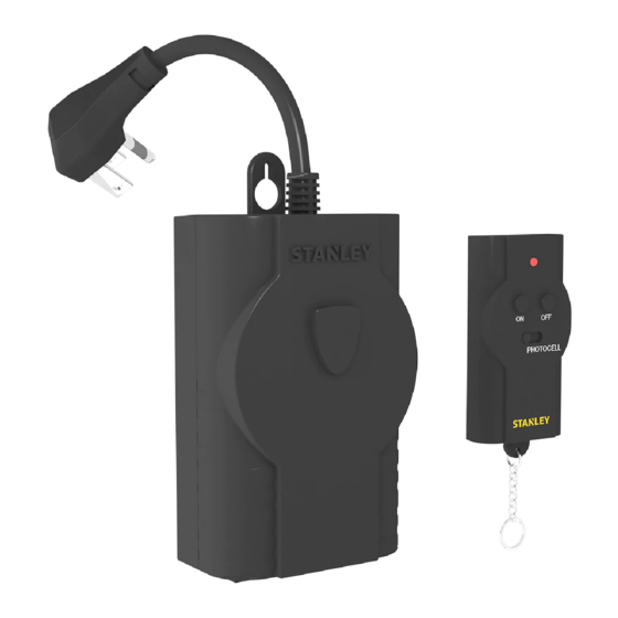 Stanley SK262 Quick Start Manual