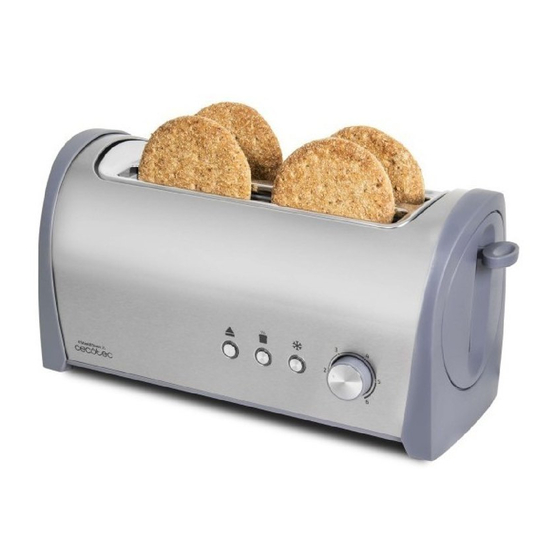 cecotec STEEL&TOAST 2L Instruction Manual