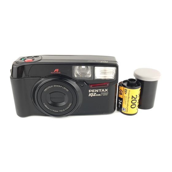 Pentax IQZoom 700 Operating Manual