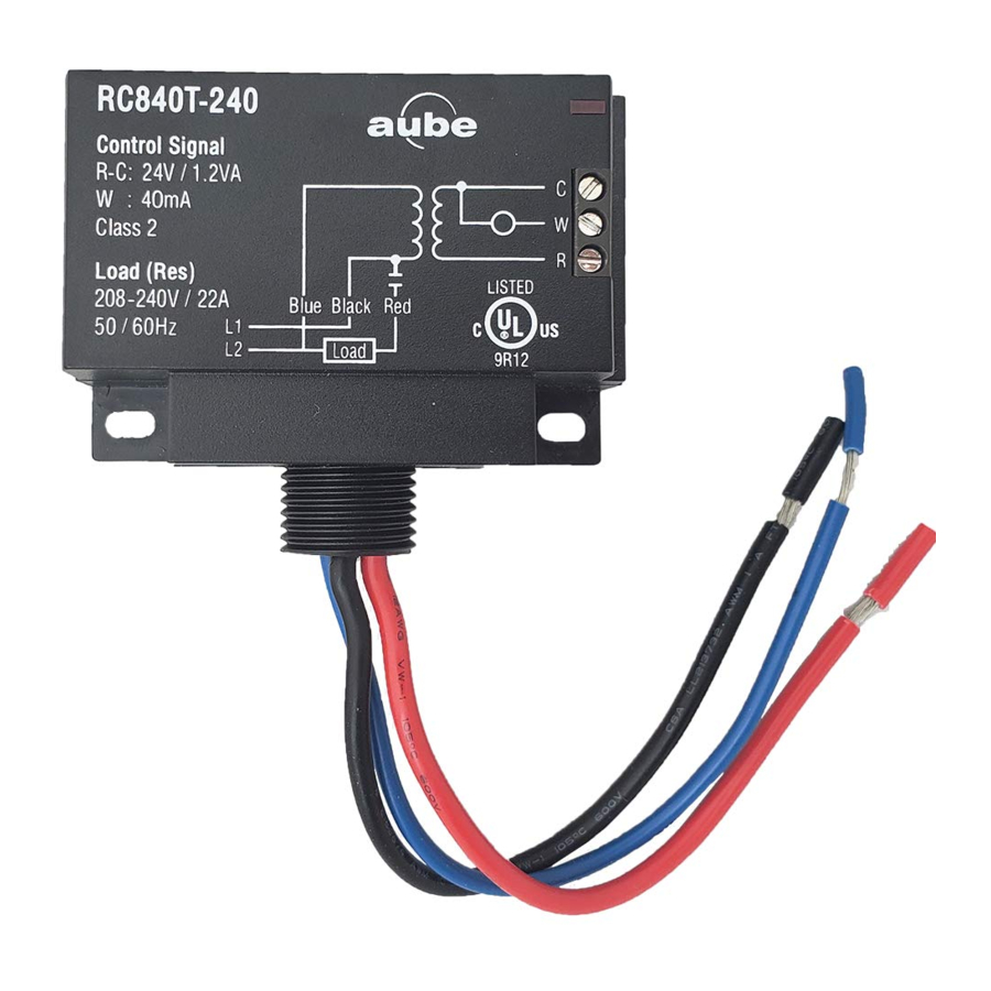 Aube RC840T Manual