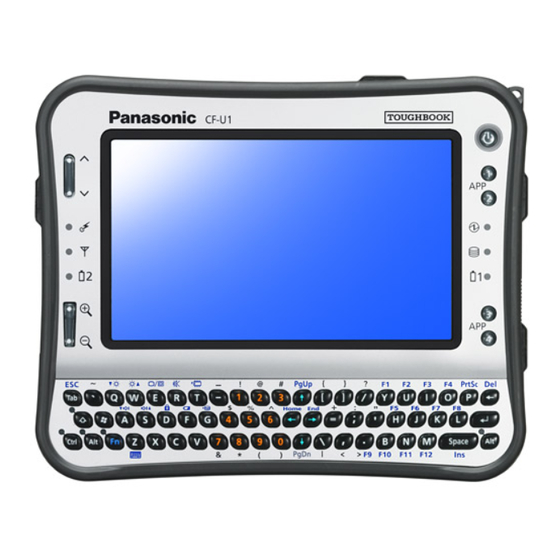 Panasonic Toughbook CF-U1 Specification Sheet