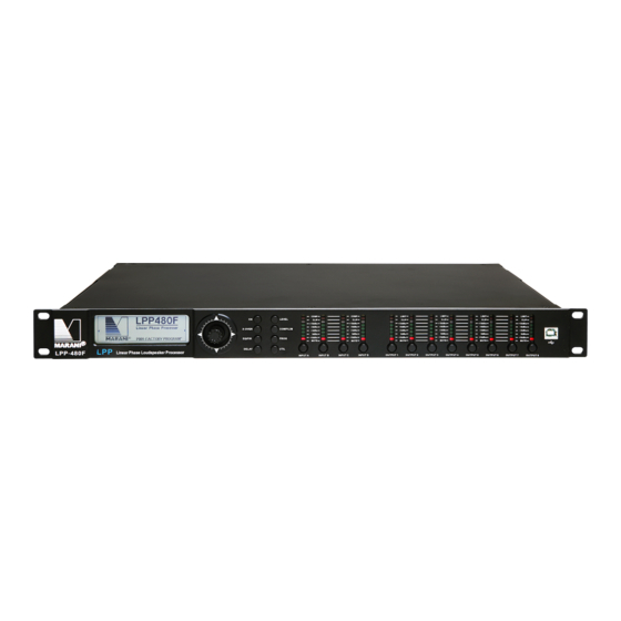 Marani LPP-480F User Manual